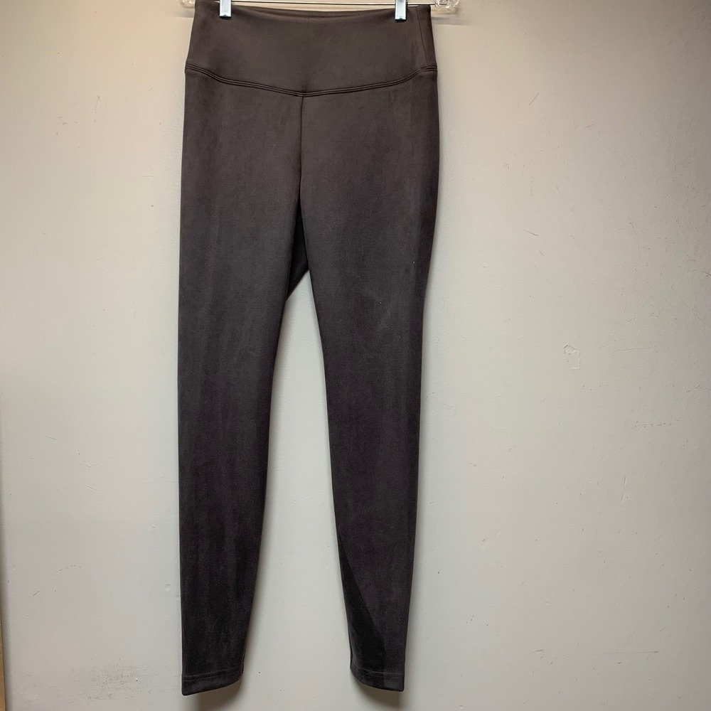 White House Black Market Ult Suede Runway Legging Womens 8 Stormy Gray NWT 57035